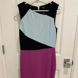 Colorblock Party Dress